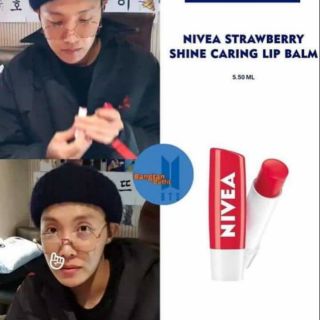 Son dưỡng nivea BTS j-hope sử dụng ( cheap moment BTS?
