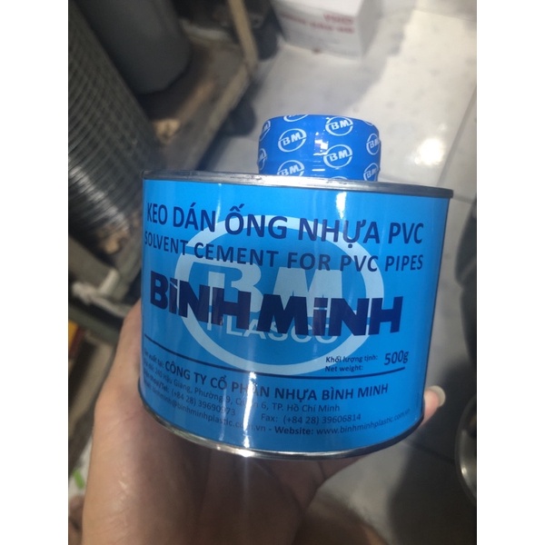 KEO DÁN ỐNG NHỰA PVC BÌNH MINH