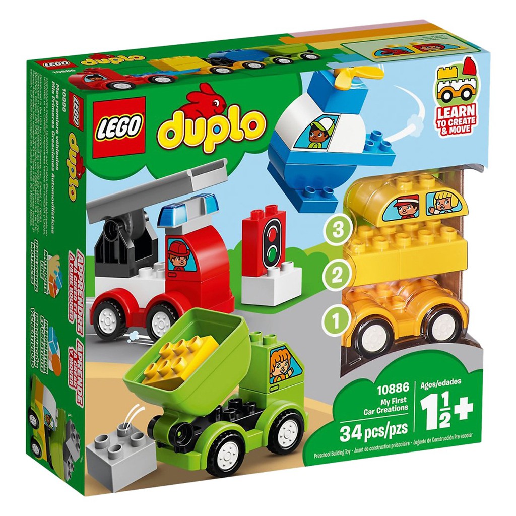 Mô hình Lego Duplo - Bộ Xe Hơi Đầu Tiên Của Bé 10886