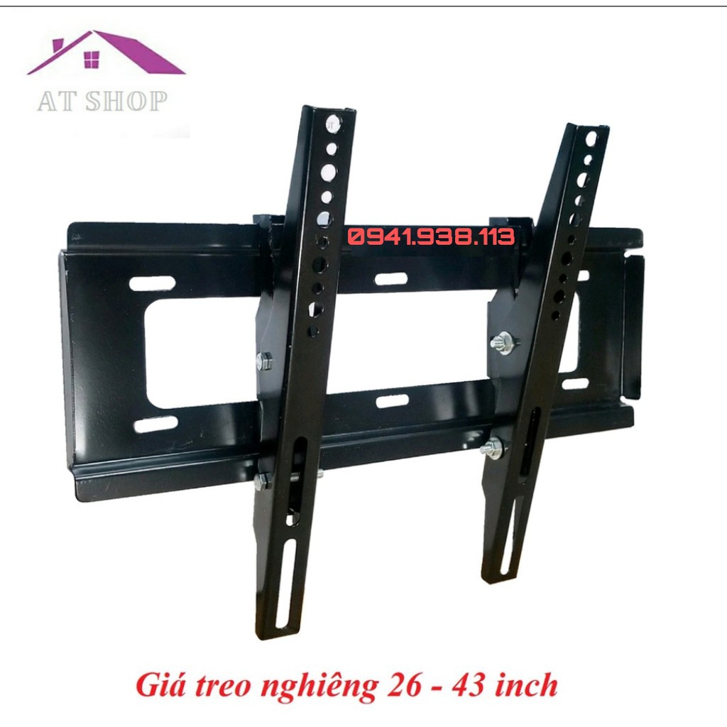 Giá treo tivi nghiêng 26-65 inch - giá treo gật gù điều chỉnh góc nghiêng 26 - 65 inch 4.8