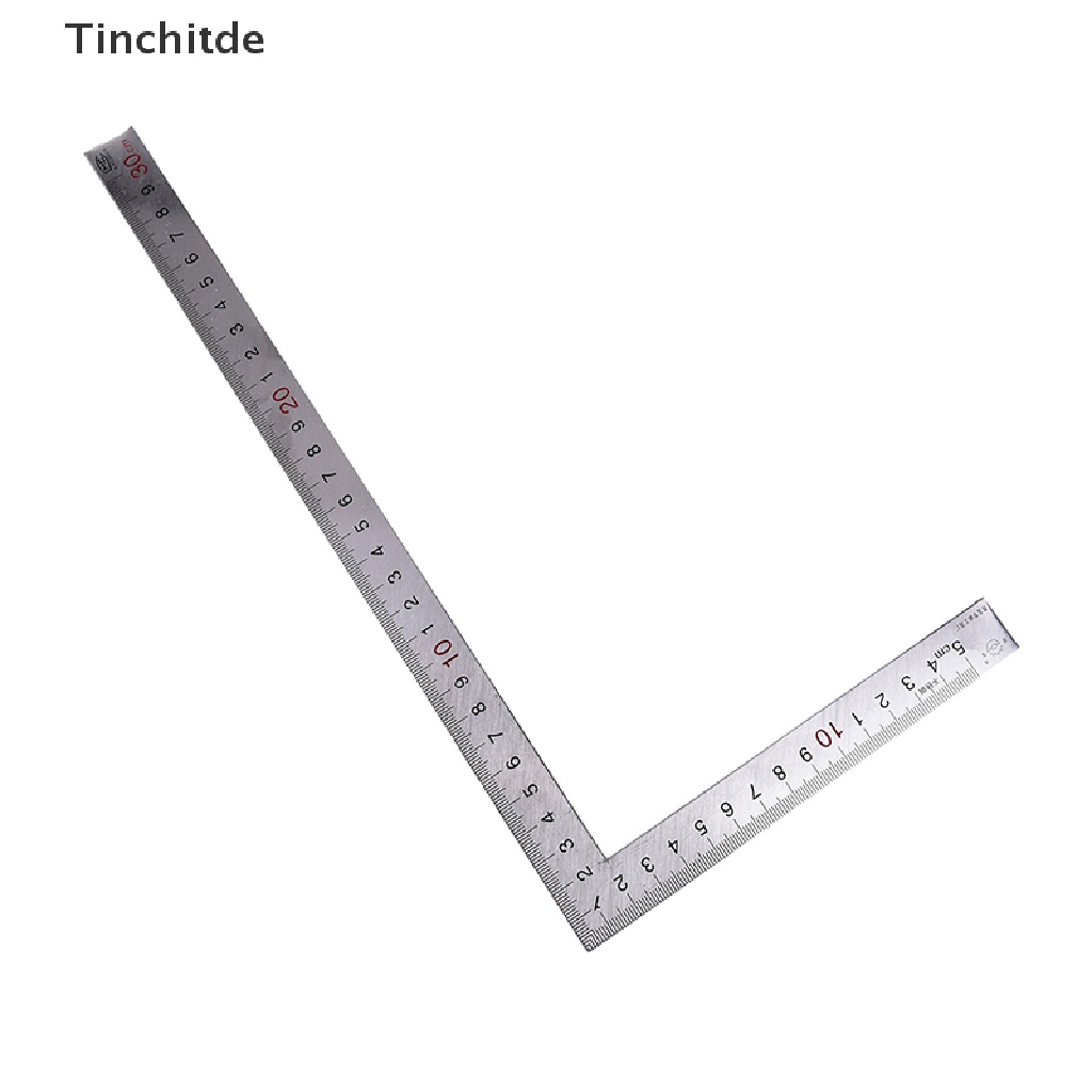 Mới Thước Đo Góc Vuông 90 Độ Bằng Thép Không Gỉ 15x30cm