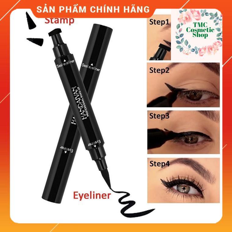 Bút kẻ mắt nước 2 đầu chống nước lâu trôi chuyên dụng trang điểm hiệu HANDAIYAN (khuôn kẻ mắt)