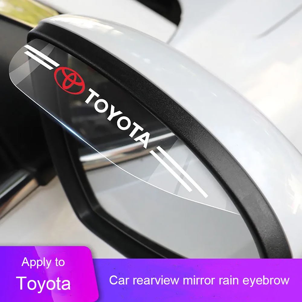 Tấm Che Mưa Gắn Gương Chiếu Hậu Xe Hơi Toyota Corolla Prado Camry Verso Yaris Crown RAV4 CHR Ốp