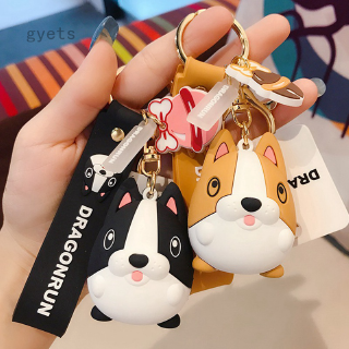 Móc Khóa Kim Loại Hình Chó Corgi Dễ Thương