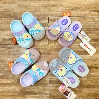 Dép Đế Mềm, Dép Cross Dép Đi Biển Hình ELSA Cho Bé Gái Hoạt Hình Disney