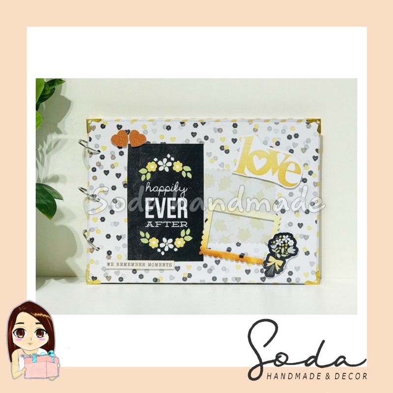 Nhật ký ảnh Scrapbook 100 trang in bìa theo yêu cầu