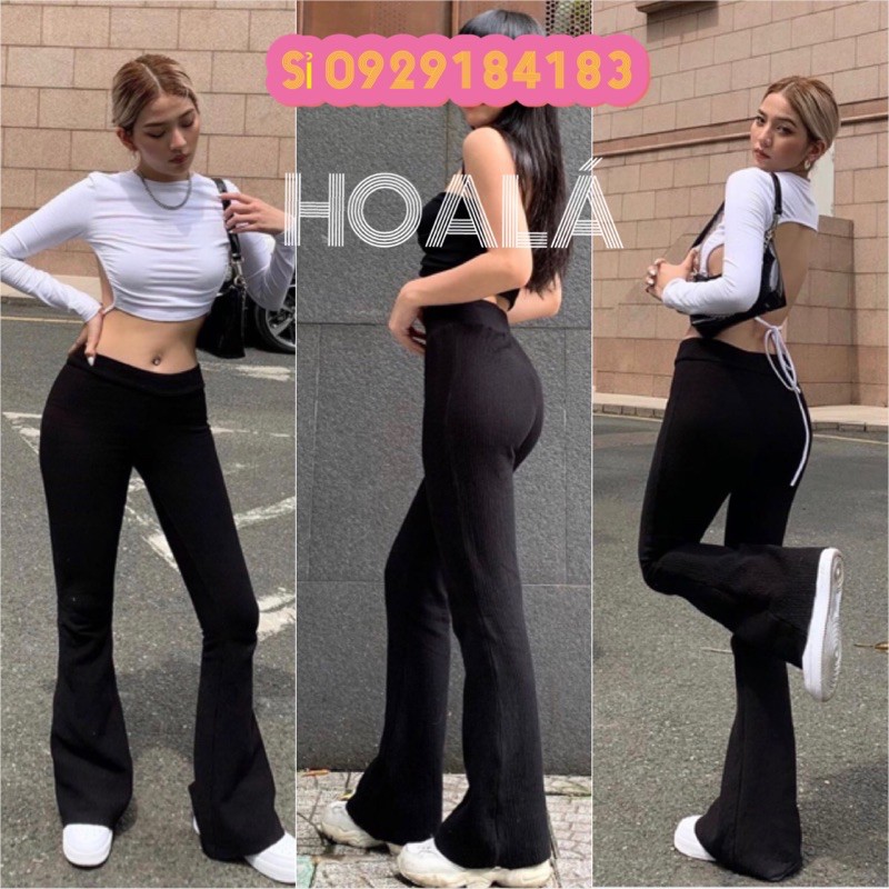 Quần Thun Ống Loe Thời Trang Ulzzang | BigBuy360 - bigbuy360.vn