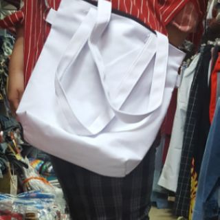 Túi tote đen trơn