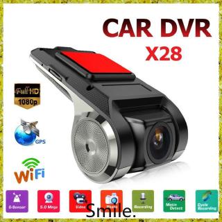 Camera hành trình Anytek x28 tích hợp WIFI ADAS G-Sensor FHD 1080p cho xe hơi