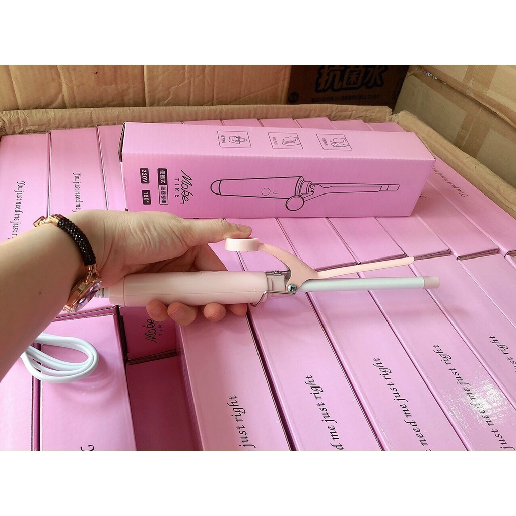Máy uốn tóc mini, Máy làm tóc tạo lọn xoăn nhỏ Retro 9mm nhỏ gọn tiện lợi nhiều màu sắc