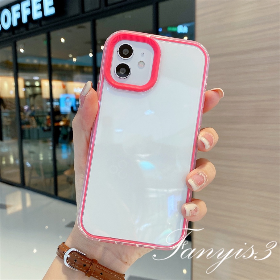 Ốp Điện Thoại Mềm Trong Suốt Chống Sốc 3 Trong 1 Cho iPhone 13 12 11 Pro Max XS Max XR X XS 8 7 Plus