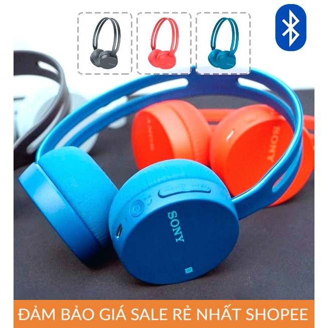 [Đỏ-Xanh]Tai Nghe Bluetooth Sony WH CH400 ( WH-CH400 ) - Hàng chính hãng