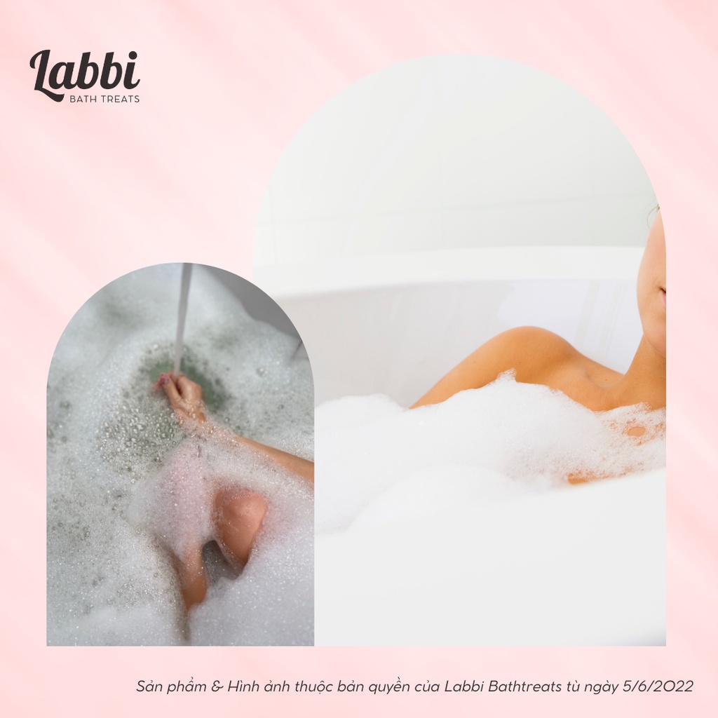Bánh siêu tạo bọt bồn tắm CAKE OF LOVE [Labbi] Bubble Bar