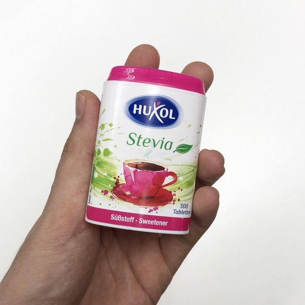 Đường Ăn Kiêng Huxol Cỏ Ngọt Stevia 300 viên - Đường cỏ ngọt cho người giảm cân, tiểu đường, cao huyết áp