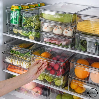Khay Đựng Thực Phẩm Bằng Nhựa Trong Tủ Lạnh Tiện Lợi Cho Gia Đình