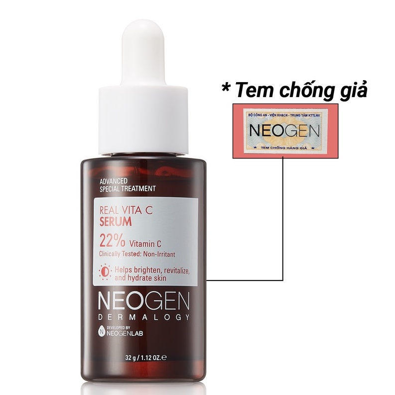 Siêu Tinh Chất Mờ Thâm Dưỡng Trắng Neogen Dermalogy Real Vita C