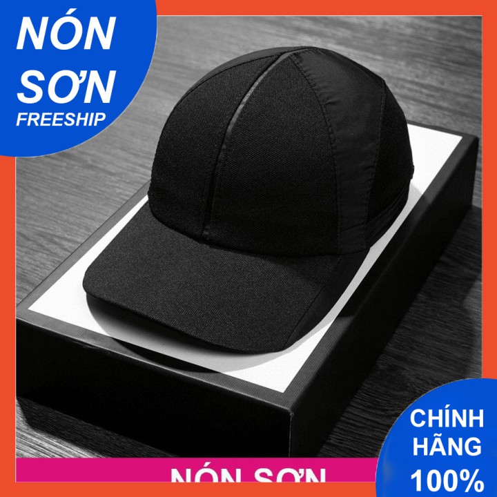Mũ Lưỡi Trai Nón Sơn Đen Lưới Đen Vải Dù Chính Hãng Hàng Chuẩn Tem 7 Màu Thời Trang Cao Cấp Mới 2022
