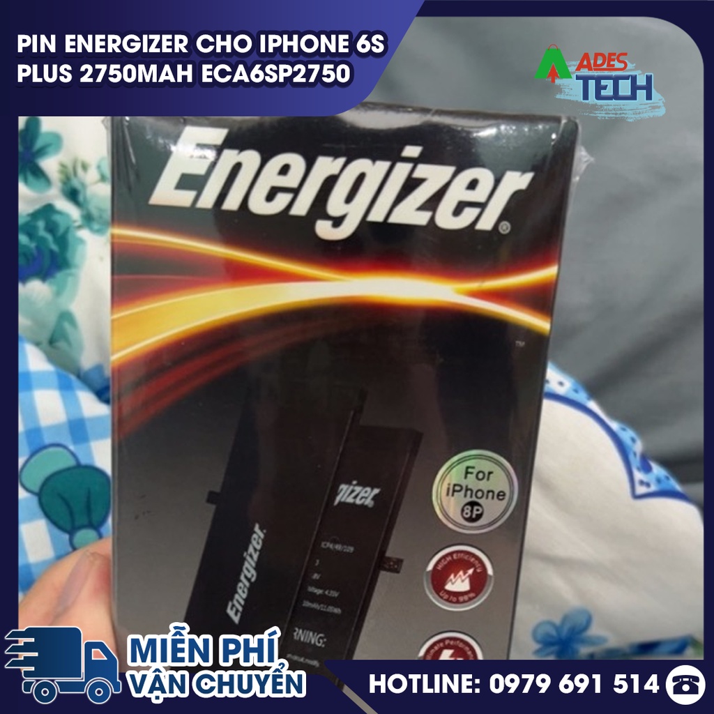 Pin Energizer cho iPhone 6s Plus 2750mAh ECA6SP2750 - BẢO HÀNH 12 THÁNG