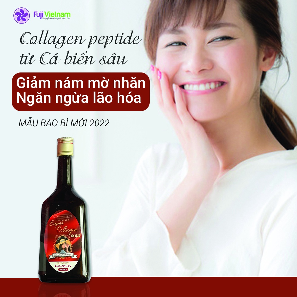 Nước Uống Làm Chậm Quá Trình Lão Hoá Fuji Super Collagen Nhật Bản 720ml
