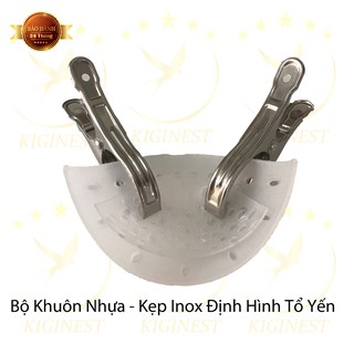KHUÔN LÁ NHỰA ĐỊNH HÌNH ĐẮP SẤY TỔ YẾN - 2 KẸP NHỰA