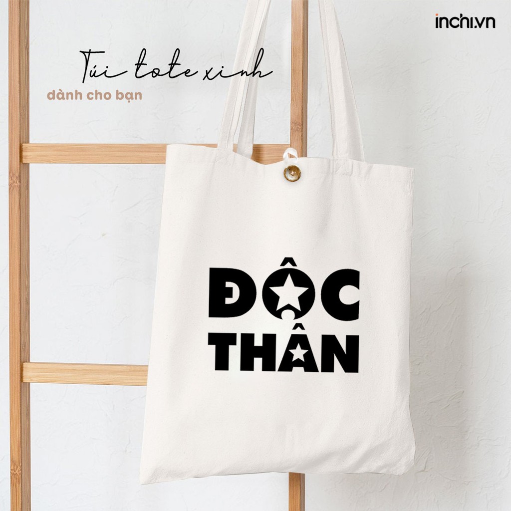 14 MẪU TÚI TOTE VẢI CANVAS , TÚI VẢI KAKI IN SLOGAN ĐỘC THÂN  ĐI HỌC ĐI CHƠI PHONG CÁCH HÀN QUỐC , VINTAGE , ULZZANG...