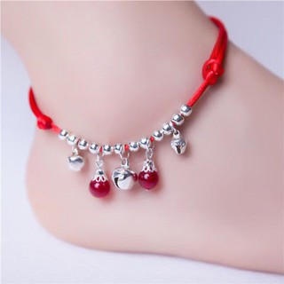 ( 24 Mẫu ) Lắc chân sợi chỉ đỏ may mắn