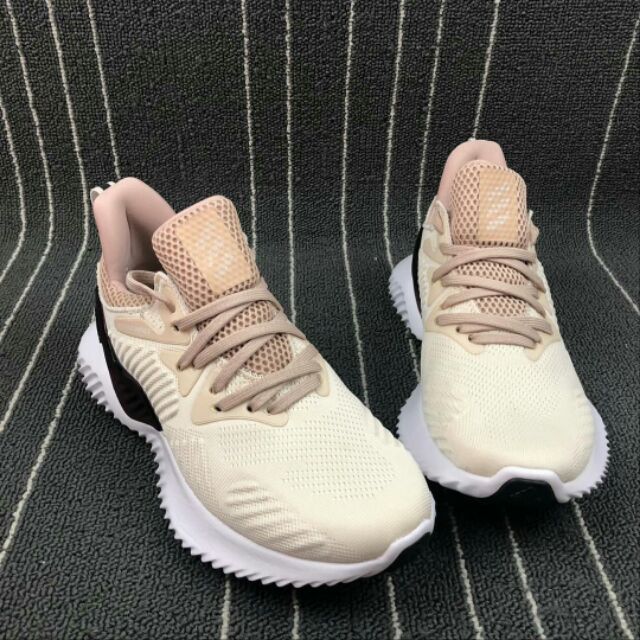 (HOT SALE) Giày thể thao ALPHABOUNCE BEYOND 2018 màu nâu hồng đế trắng .