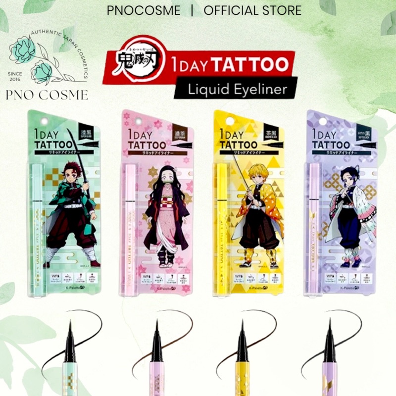 Bút kẻ mắt nước Eyeliner K-Palette 1DAY TATTOO x Kimetsu no Yaiba