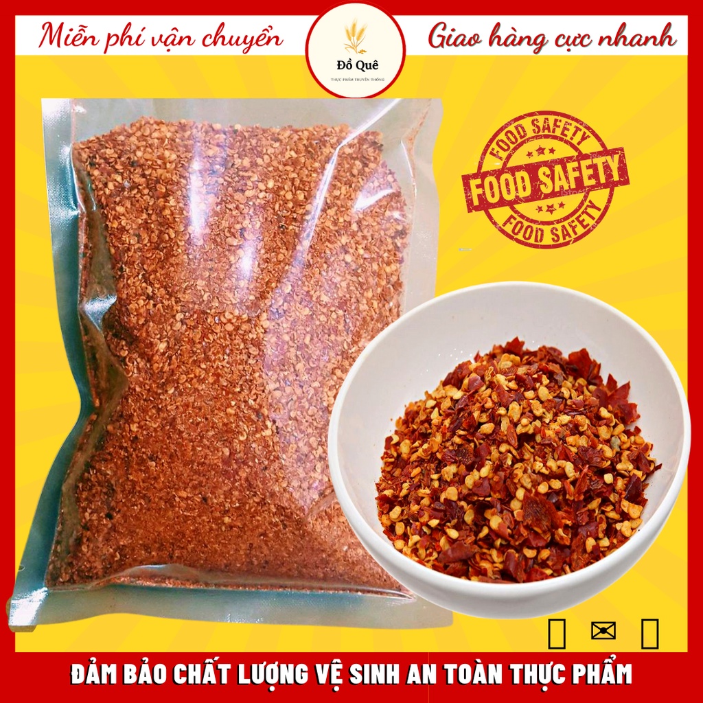 500 GRAM🔥 BỘT ỚT TA NHÀ LÀM🔥 THƠM NGON CAY NỒNG LÀM TỪ ỚT HIỂM🔥 NGUYÊN LIỆU NẤU ĂN