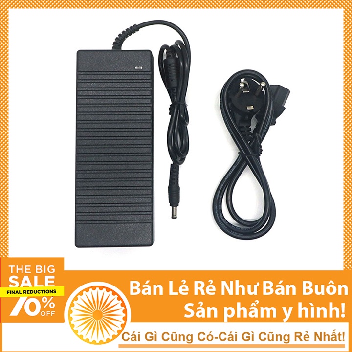 Nguồn Adapter 12V 10A Jack DC 5.5x2.5mm Chất Lượng Cao Có Dây Nguồn