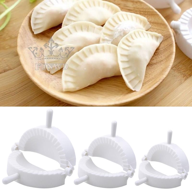 Set 3 khuôn nhựa chuyên dụng tạo hình làm sủi cảo