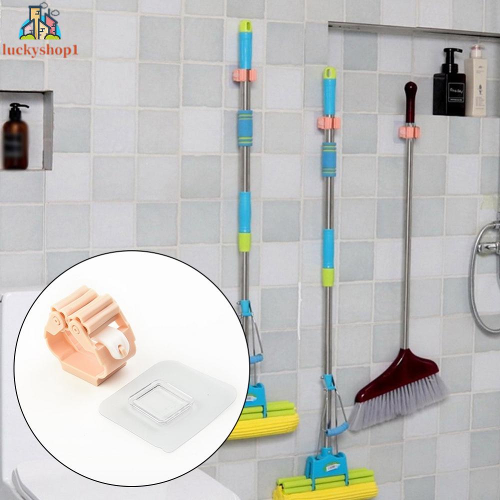 6 bộ tường không dấu vết lau clip đấm miễn phí chổi treo móc