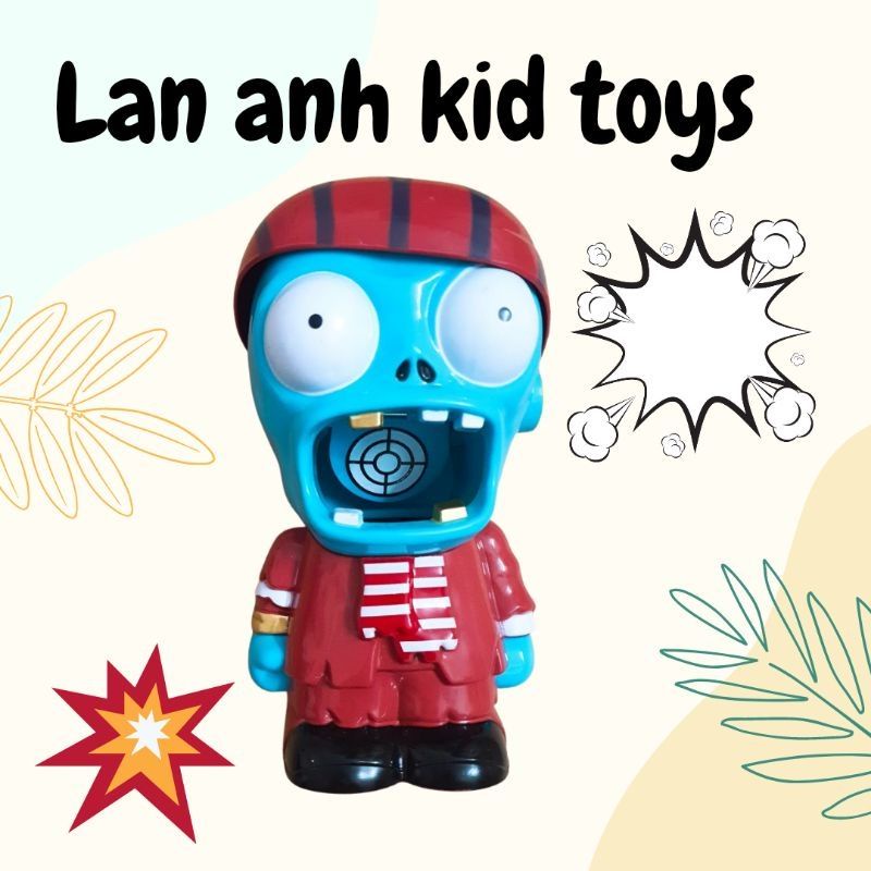 Zombies and Plant, Đồ Chơi Zombies Dùng Pin, Đồ Chơi Bé Trai