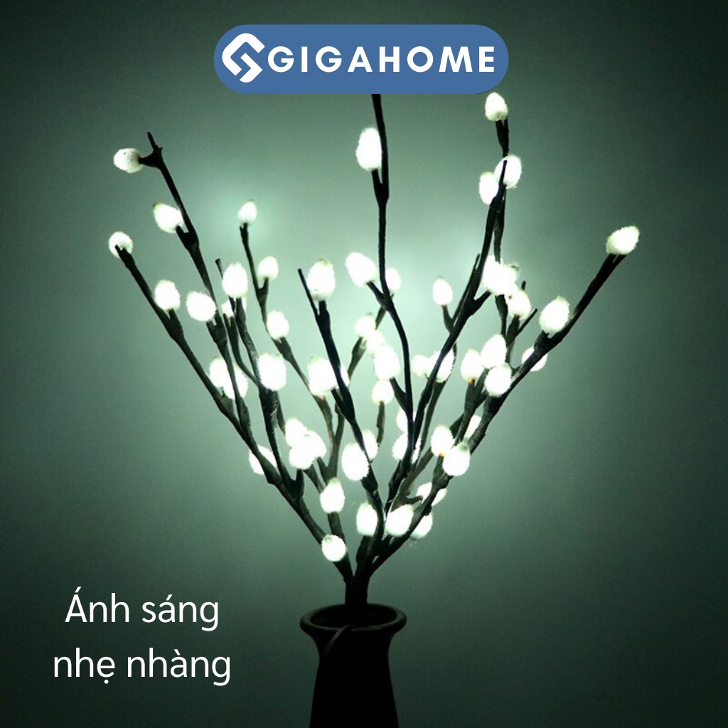 Nhánh Cây Gắn Đèn Led 20 Bóng GIGAHOME Trang Trí Phòng Ngủ, Quán Cà Phê 9139