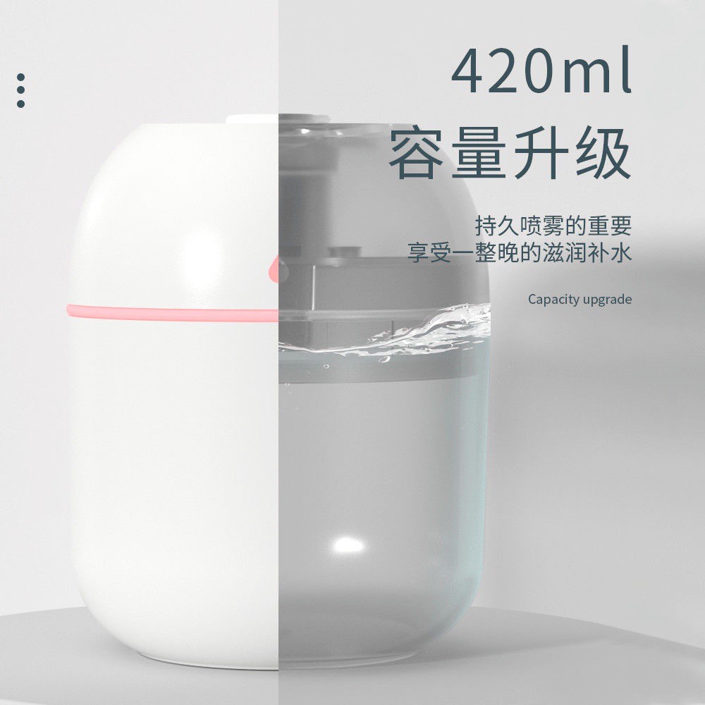 The Most Adorable Online Skin Moisturizing Small Night Light Essential Oil Lamp Sprayer Water Oxygen Machine Bacon, xiang ji Humidifier Humidifier Ultrasonic Aroma Diffuser Nebulizer qB4j