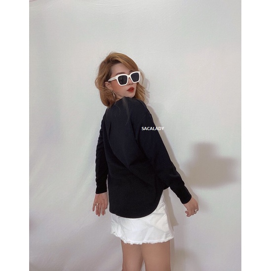 Áo Thun Đen Tay Dài - 3882