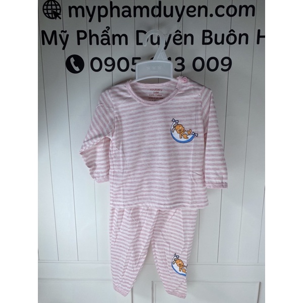 Đồ bộ bé dài noubaby thông hơi