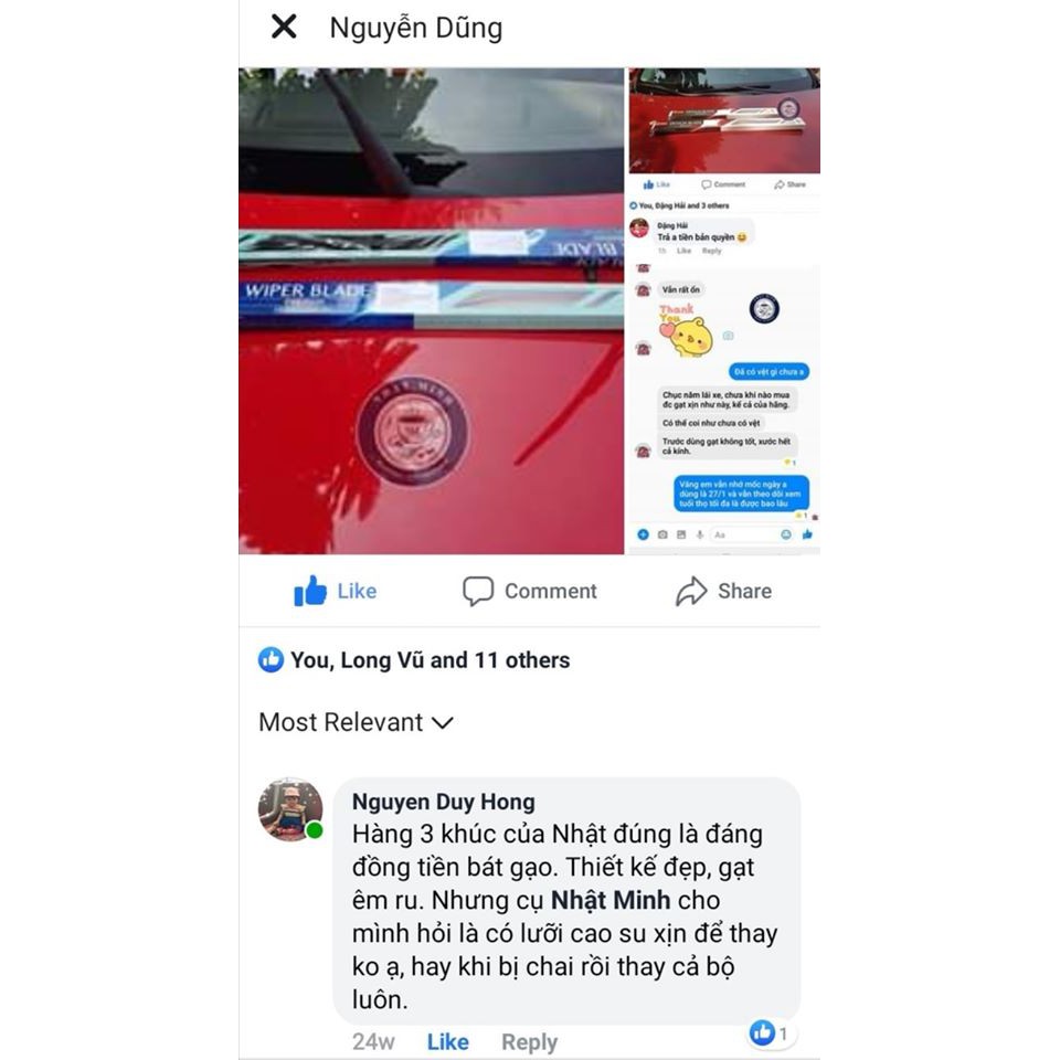 GẠT MƯA 3 KHÚC DENSO