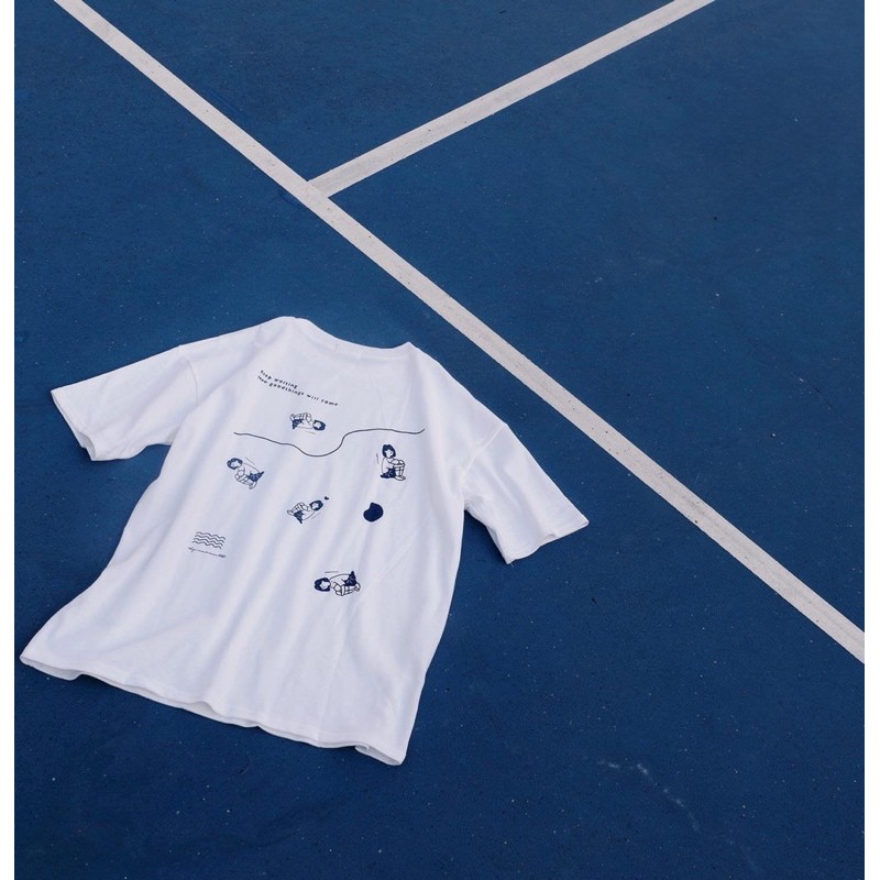 Áo thun cotton cổ tròn tay lỡ Boin Unisex, áo phông tay lỡ in hình MIUM cho cả nam/nữ