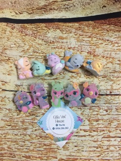 { Thú Hatchimals } Set 10 thú lông phát sáng