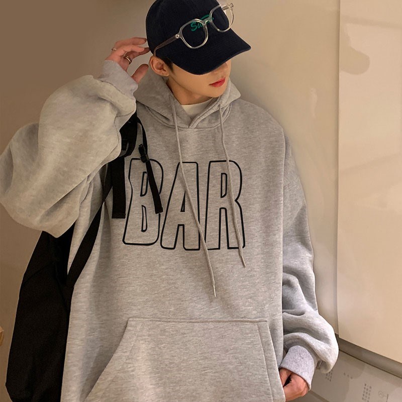 Áo Hoodie Dáng Rộng Thời Trang Mùa Đông Mới Dành Cho Nam