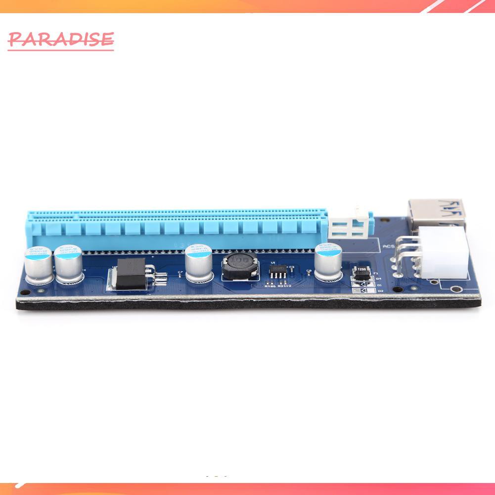 1 Dây Cáp Chuyển Đổi Pci Express Riser Card Usb 3.0 Pci-E 1x Sang 16x