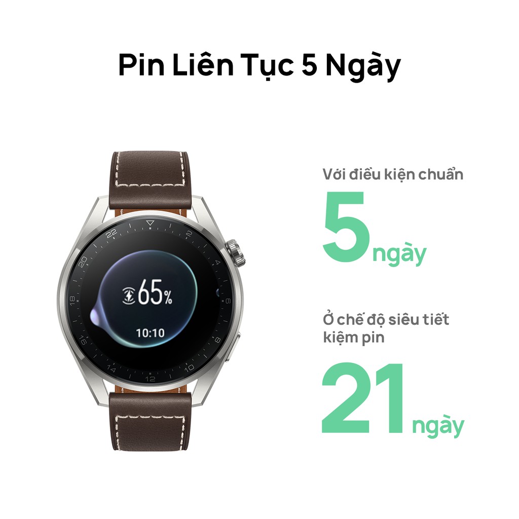 Đồng Hồ Thông Minh HUAWEI WATCH 3 Pro | Gọi Thoại Bằng eSIM | Theo Dõi Sức Khỏe Cả Ngày