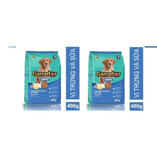 2 gói ganador vị trứng sữa gói 400gr