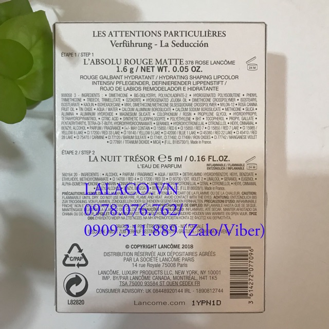 Bộ nước hoa Mini Nữ - Giftset Lancome | BigBuy360 - bigbuy360.vn