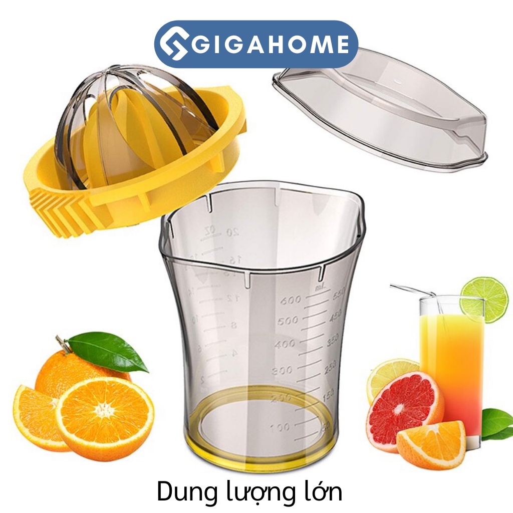 Bộ Dụng Cụ Vắt Cam, Chanh Bằng Nhựa PP Cao Cấp GIGAHOME An Toàn 8142
