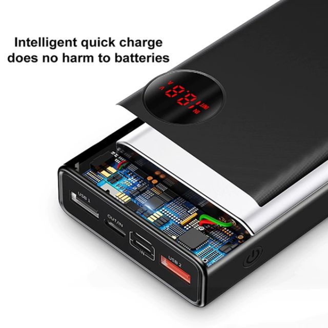 Pin sạc dự phòng Baseus Amblight Quick Charger 20,000mAh cho Smartphone/ Tablet/ Macbook