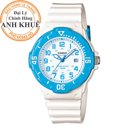 Đồng hồ nữ dây nhựa Casio chính hãng Anh Khuê LRW-200H-2BVDF