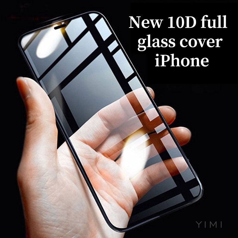 Kính Cường Lực 10D Bảo Vệ Màn Hình Cho Iphone 6 6s 7 8 Plus X Xr Xs Max 11 11 Pro 11 Pro Max 12 Pro 12 Pro Max Ds55