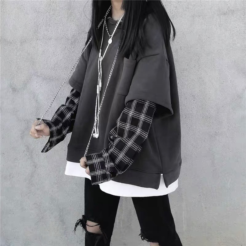 Áo hoodie layer dây xích | BigBuy360 - bigbuy360.vn